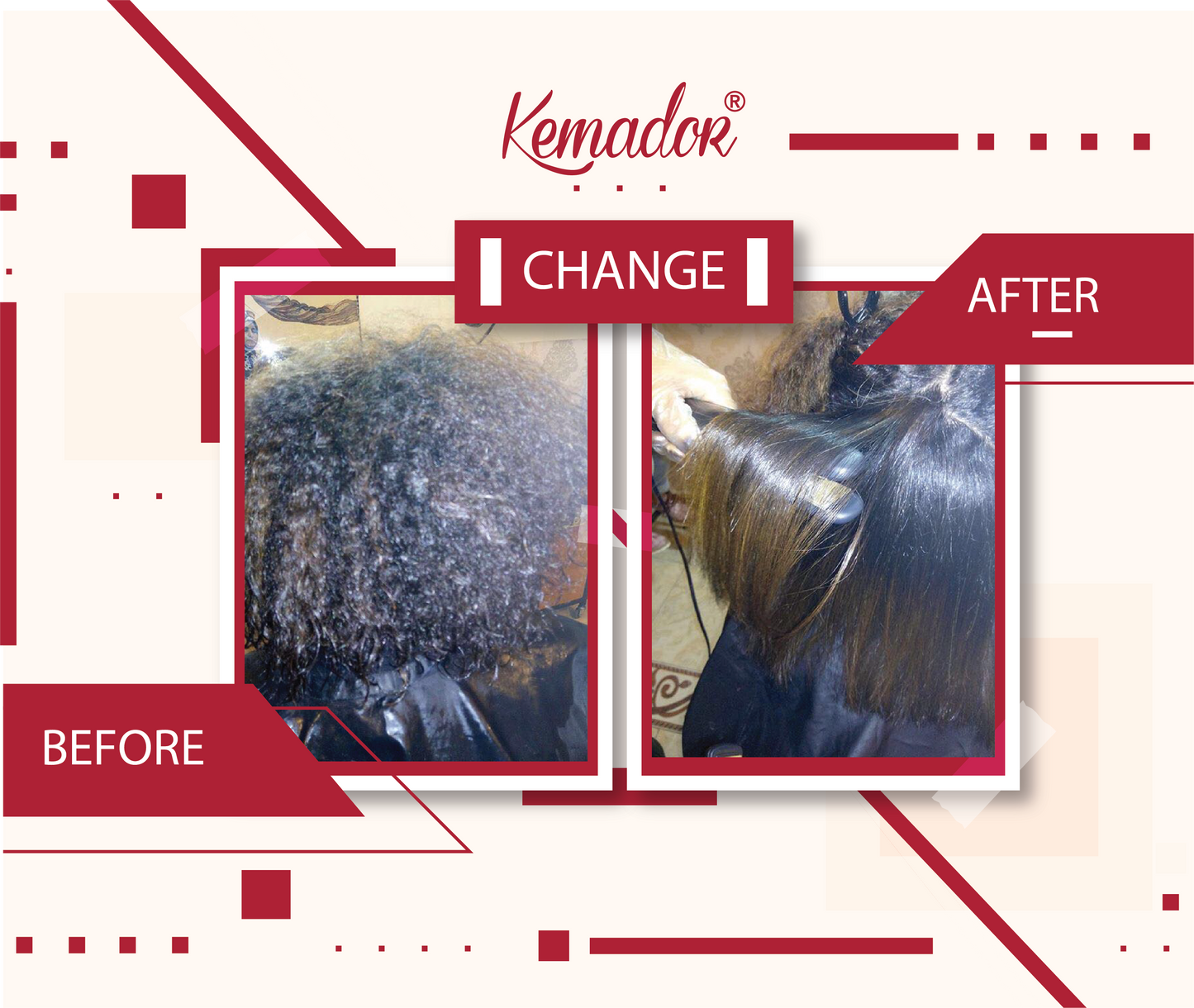 عرض Kemador® البروتين والشامبو والمكيف